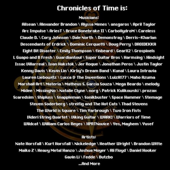 chronicles of time musicians