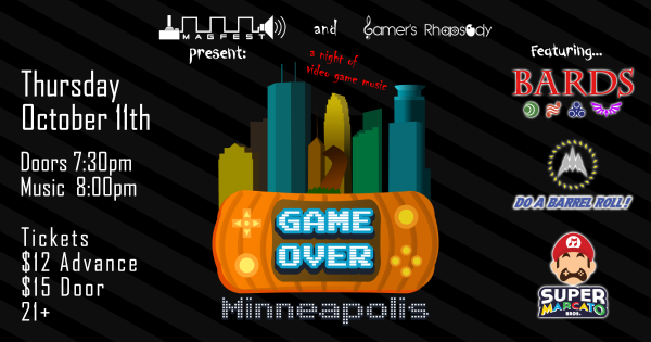 GAME OVER: Minneapolis @ The Hook & Ladder Theater